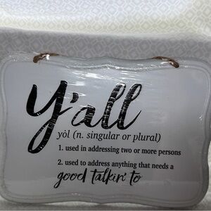 Yall wall decor metal NEW Hobby Lobby